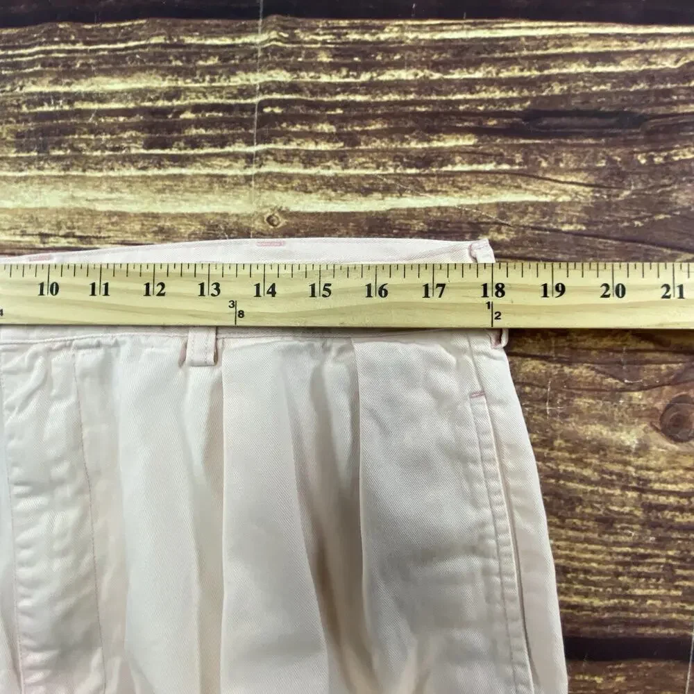 Vintage Polo Ralph Lauren Shorts Mens 38 Light Pink Chino Cotton Classic